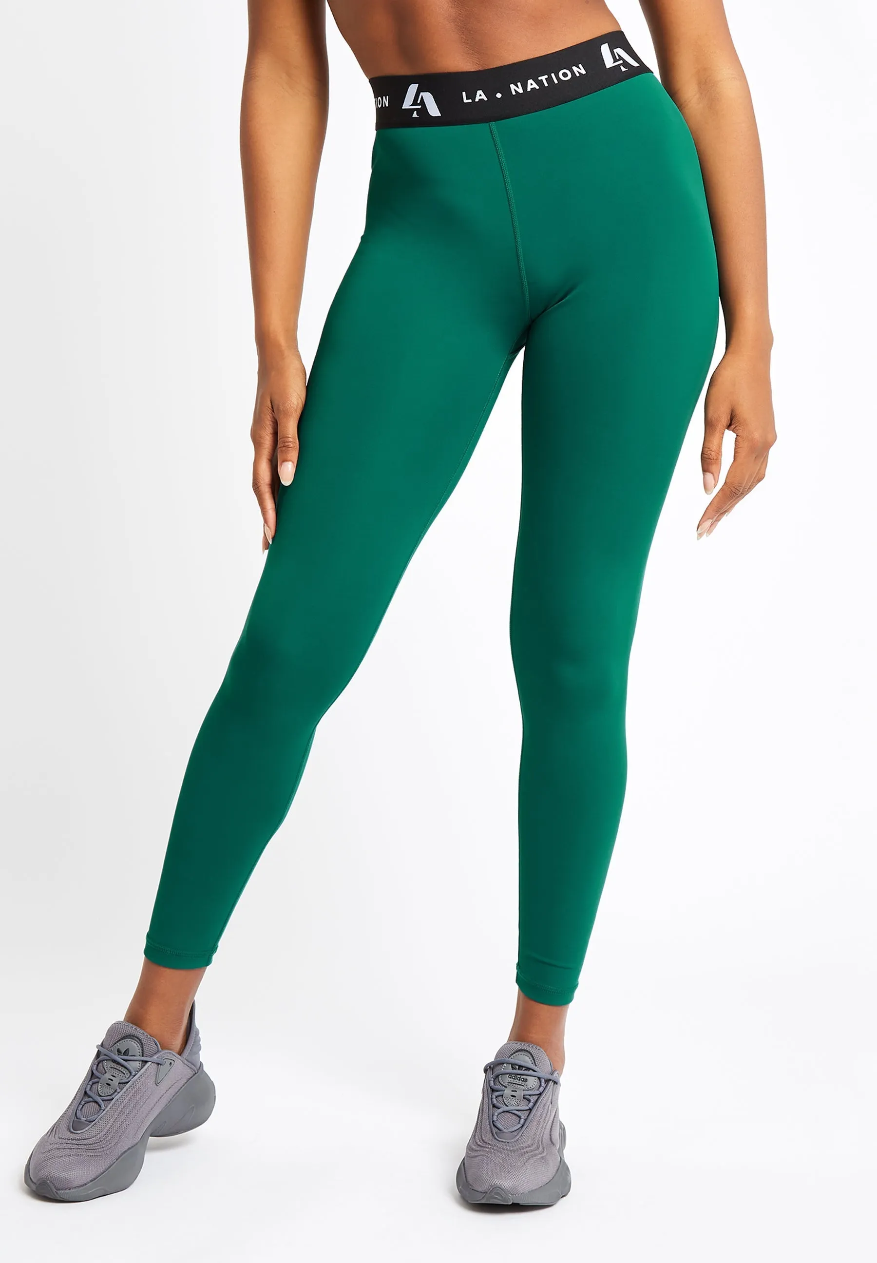 Signature High Waisted Leggings Multi-Pack: Black & Green