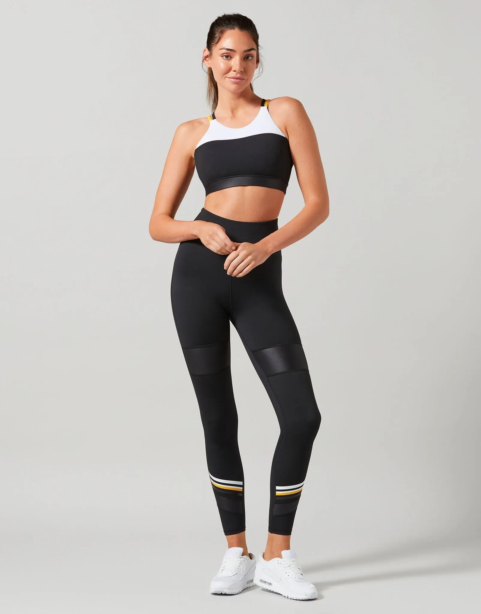 Taylor-XR Leggings in Black & Lemon