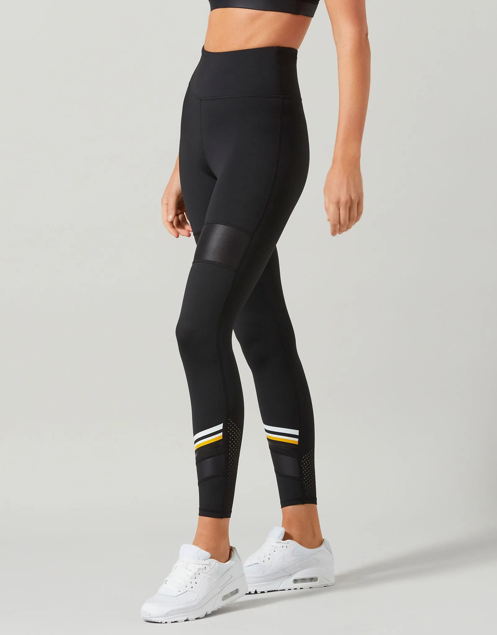 Taylor-XR Leggings in Black & Lemon