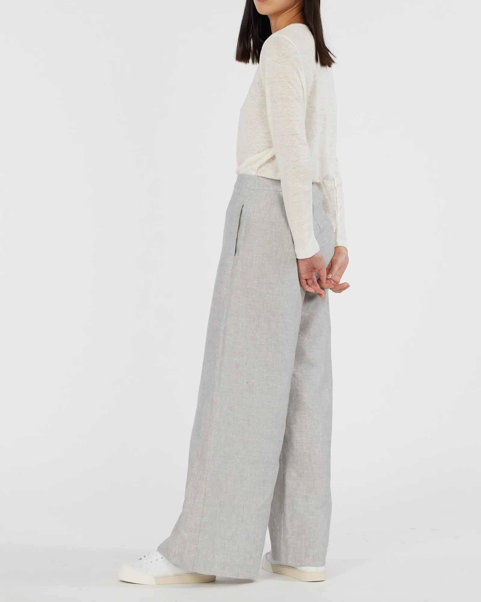 Vento Linen Pant - Cloud