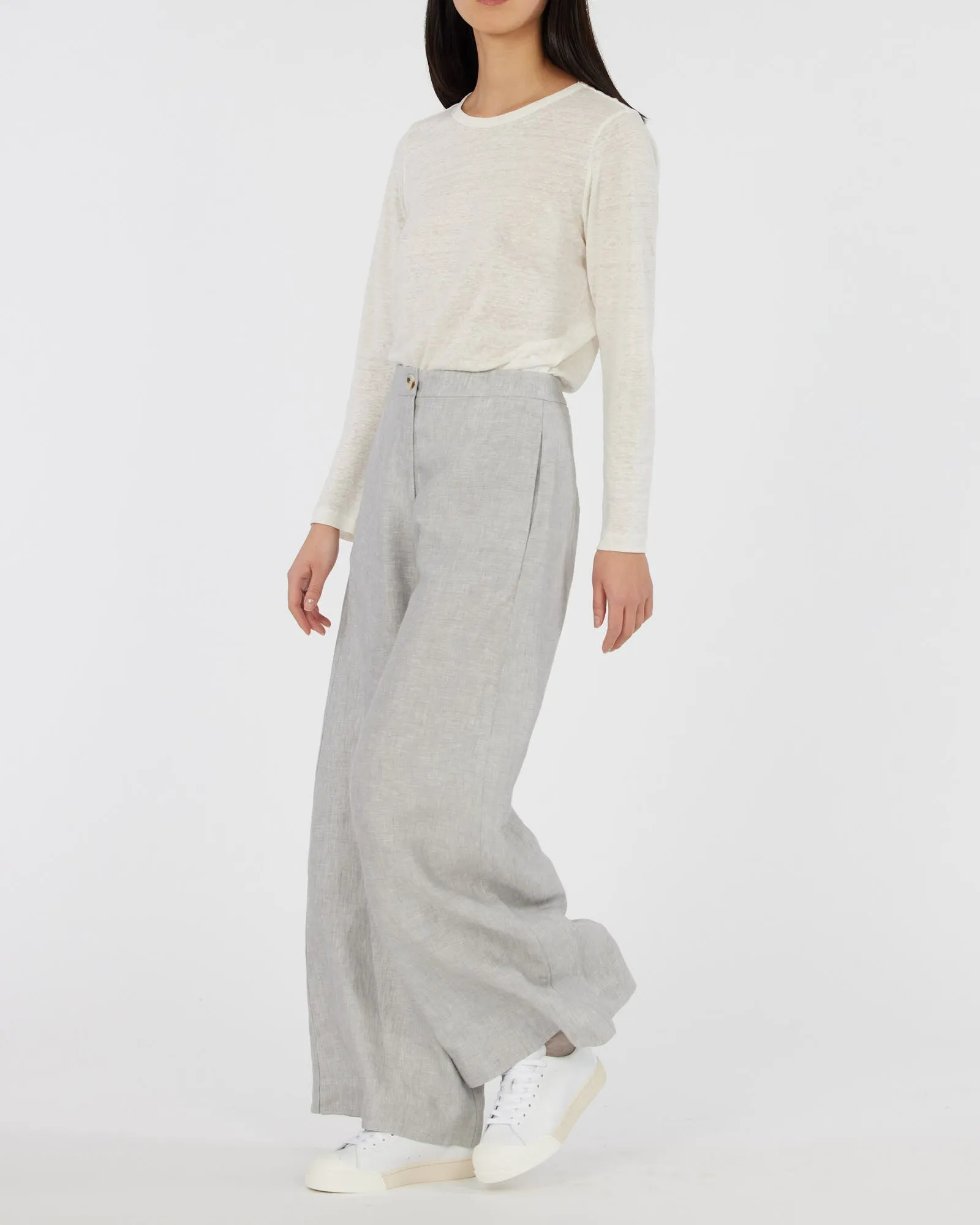 Vento Linen Pant - Cloud