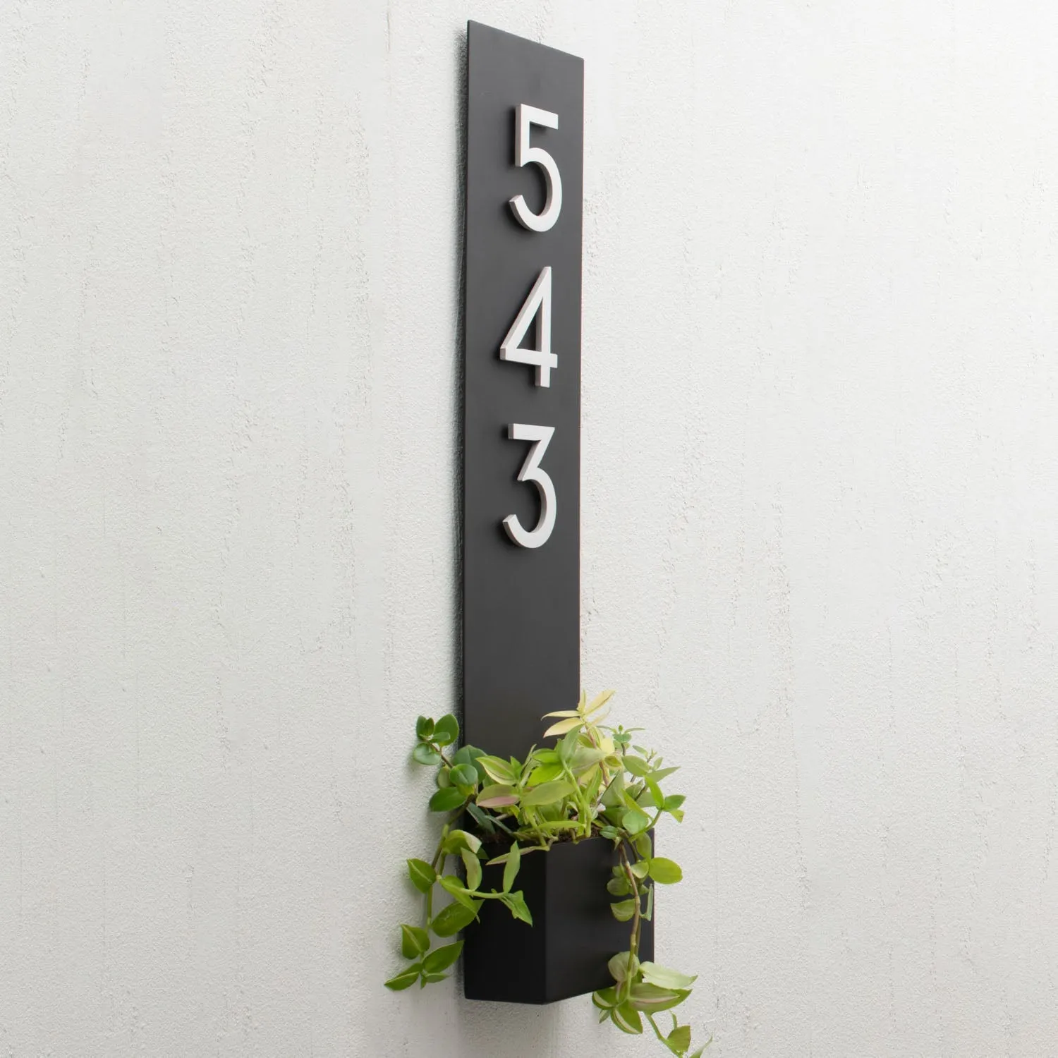 Wall Mounted Address Planter